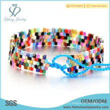 High quality diy bohemian jewelry rainbow color diy bohemian bracelet